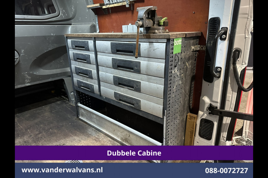 Opel Movano 2.3 Turbo 150pk L2H2 Dubbele Cabine Inrichting Euro6 Airco | Imperiaal | 2500kg Trekhaak | Camera | Navigatie 5-Zits, LED, Cruisecontrol, Parkeersensoren