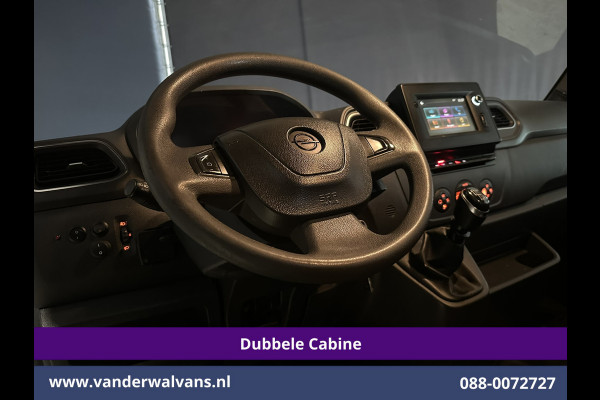 Opel Movano 2.3 Turbo 150pk L2H2 Dubbele Cabine Inrichting Euro6 Airco | Imperiaal | 2500kg Trekhaak | Camera | Navigatie 5-Zits, LED, Cruisecontrol, Parkeersensoren