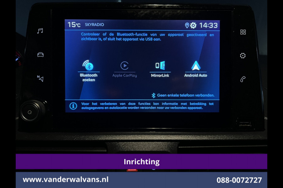 Peugeot Partner 1.5 BlueHDI 102pk L1H1 Inrichting Euro6 Airco | Camera | Apple Carplay | Trekhaak | Cruisecontrol Android Auto, Parkeersensoren