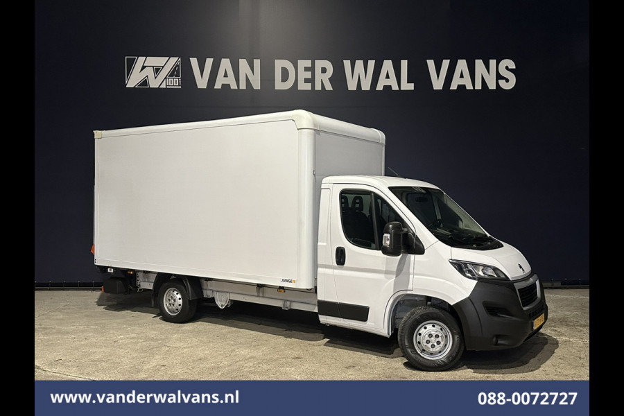 Peugeot Boxer 2.2 BlueHDi 141pk Bakwagen 436cm Lang Laadklep Euro6 Airco | Cruisecontrol | 1085kg laadvermogen Bijrijdersbank