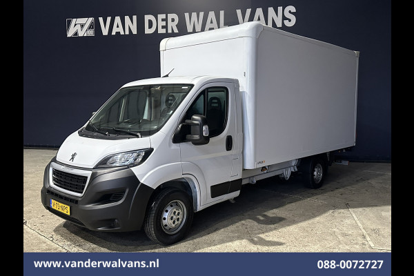 Peugeot Boxer 2.2 BlueHDi 141pk Bakwagen 436cm Lang Laadklep Euro6 Airco | Cruisecontrol | 1085kg laadvermogen Bijrijdersbank
