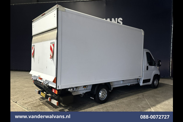 Peugeot Boxer 2.2 BlueHDi 141pk Bakwagen 436cm Lang Laadklep Euro6 Airco | Cruisecontrol | 1085kg laadvermogen Bijrijdersbank