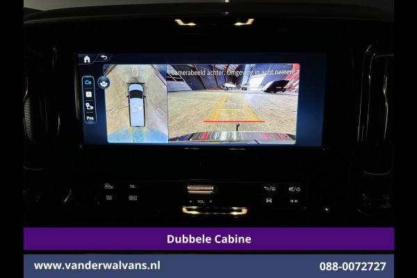 Mercedes-Benz Vito 116 CDI 164pk 9G-Tronic Automaat L2H1 Dubbele Cabine Fabrieksgarantie Euro6 Airco | 2x zijdeur | 5-Zits | 360 graden Camera LED, LM velgen, 2500kg Trekhaak, Adaptieve Cruisecontrol, Parkeersensoren, Isofix, MBUX