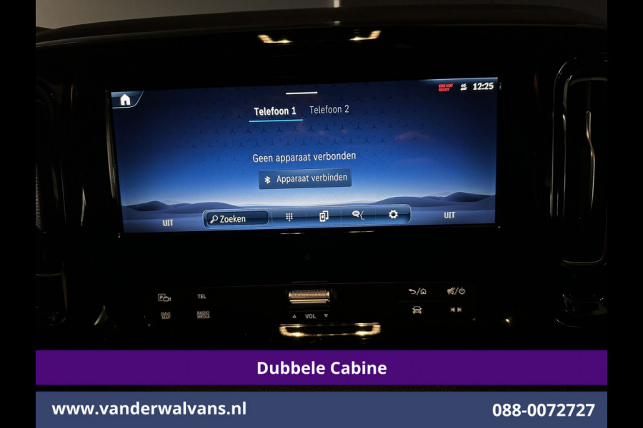 Mercedes-Benz Vito 116 CDI 164pk 9G-Tronic Automaat L2H1 Dubbele Cabine Fabrieksgarantie Euro6 Airco | 2x zijdeur | 5-Zits | 360 graden Camera LED, LM velgen, 2500kg Trekhaak, Adaptieve Cruisecontrol, Parkeersensoren, Isofix, MBUX