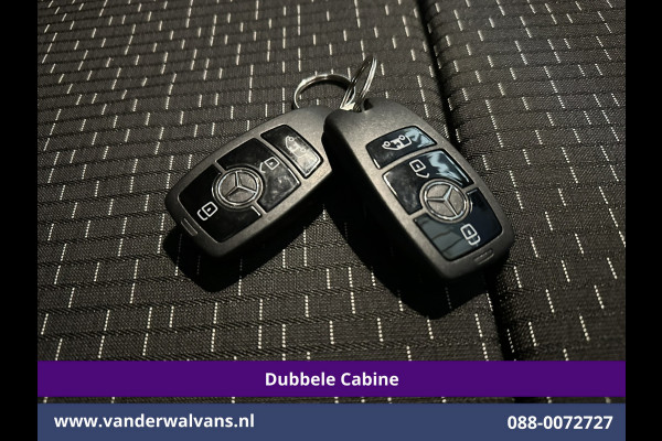 Mercedes-Benz Vito 116 CDI 164pk 9G-Tronic Automaat L2H1 Dubbele Cabine Fabrieksgarantie Euro6 Airco | 2x zijdeur | 5-Zits | 360 graden Camera LED, LM velgen, 2500kg Trekhaak, Adaptieve Cruisecontrol, Parkeersensoren, Isofix, MBUX