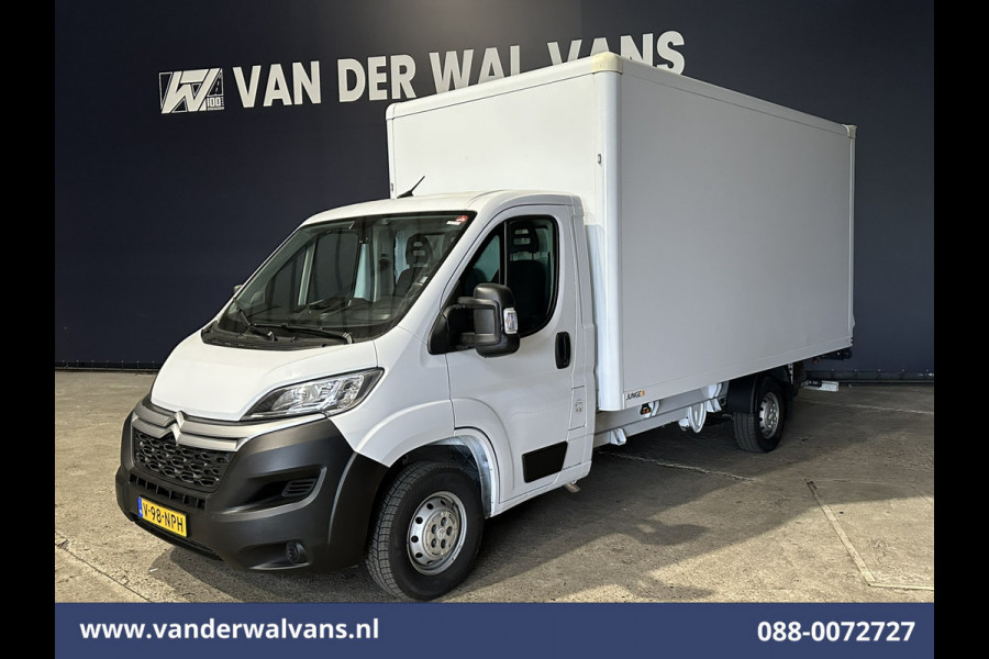 Citroën Jumper 2.2 BlueHDi 141pk Bakwagen 436cm Lang Laadklep Euro6 Airco | 1015kg laadvermogen | Cruisecontrol Camera, Bijrijdersbank