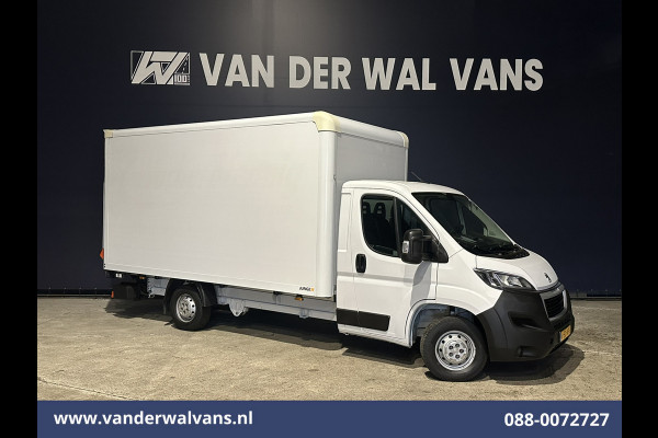 Peugeot Boxer 2.2 BlueHDi 141pk Bakwagen 436cm Lang Laadklep Euro6 Airco | Cruisecontrol | 1085kg laadvermogen Bijrijdersbank.