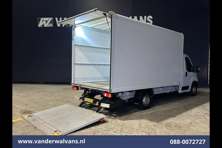 Peugeot Boxer 2.2 BlueHDi 141pk Bakwagen 436cm Lang Laadklep Euro6 Airco | Cruisecontrol | 1085kg laadvermogen Bijrijdersbank.