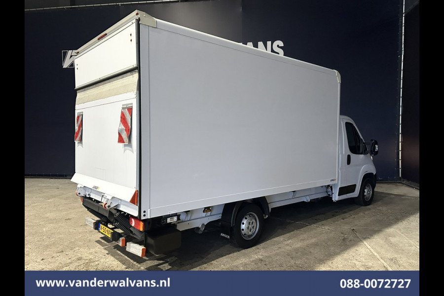 Peugeot Boxer 2.2 BlueHDi 141pk Bakwagen 436cm Lang Laadklep Euro6 Airco | Cruisecontrol | 1085kg laadvermogen Bijrijdersbank.