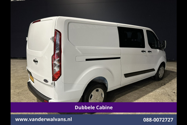 Ford Transit Custom 2.0 TDCI 131pk L2H1 Dubbele Cabine Euro6 Airco | 6-Zits | Navigatie | LED | Apple Carplay | Cruisecontrol Android Auto, Parkeersensoren, Stoelverwarming, Verwarmde voorruit, 2800kg trekvermogen