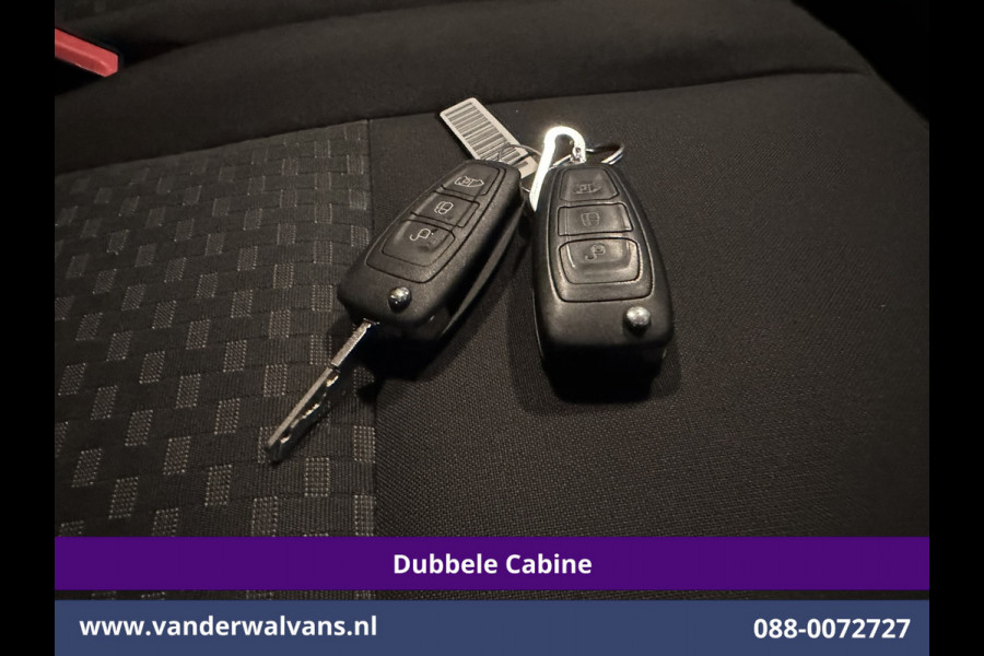 Ford Transit Custom 2.0 TDCI 131pk L2H1 Dubbele Cabine Euro6 Airco | 6-Zits | Navigatie | LED | Apple Carplay | Cruisecontrol Android Auto, Parkeersensoren, Stoelverwarming, Verwarmde voorruit, 2800kg trekvermogen