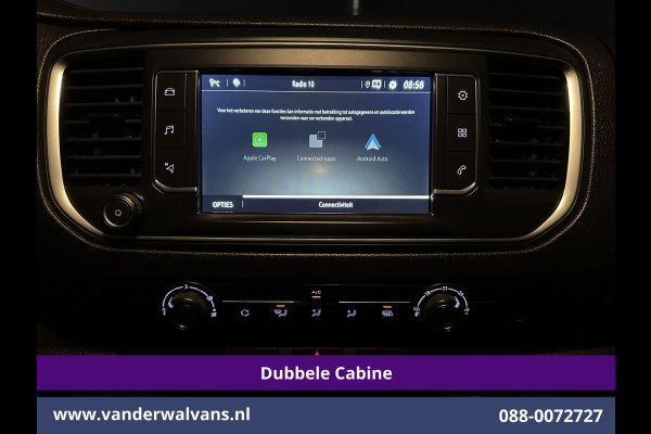 Opel Vivaro 2.0CDTI 145pk L3H1 Dubbele Cabine Euro6 Airco | 6-Zits | Navigatie | 2500kg Trekhaak | Apple Carplay Android Auto, Cruisecontrol, Parkeersensoren