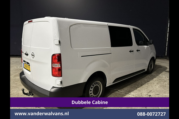 Opel Vivaro 2.0CDTI 145pk L3H1 Dubbele Cabine Euro6 Airco | 6-Zits | Navigatie | 2500kg Trekhaak | Apple Carplay Android Auto, Cruisecontrol, Parkeersensoren