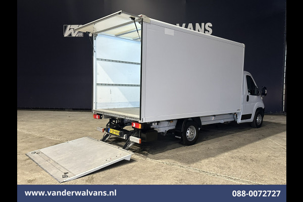 Peugeot Boxer 2.2 BlueHDi 141pk Bakwagen 435cm Lang Laadklep Euro6 Airco | 1055kg laadvermogen | Cruisecontrol Bijrijdersbank