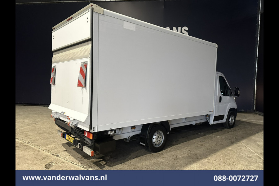 Peugeot Boxer 2.2 BlueHDi 141pk Bakwagen 435cm Lang Laadklep Euro6 Airco | 1055kg laadvermogen | Cruisecontrol Bijrijdersbank