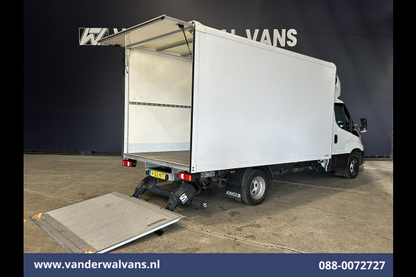 Iveco Daily 35C16H 157pk Bakwagen Dubbel Lucht Laadklep Euro6 Airco | Camera | 1010kg laadvermogen Bijrijdersbank