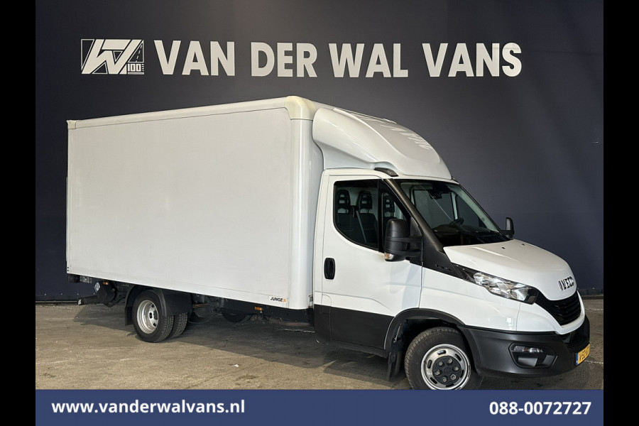 Iveco Daily 35C16H 157pk Bakwagen Dubbel Lucht Laadklep Euro6 Airco | Camera | 1010kg laadvermogen Bijrijdersbank