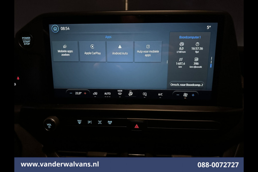 Ford Transit Custom 2.0 TDCI 136pk L2H1 Euro6 Airco | Camera | Apple Carplay | Cruisecontrol | LED Android Auto, Parkeersensoren, Verwarmde voorruit, Bijrijdersbank, 2800kg trekvermogen