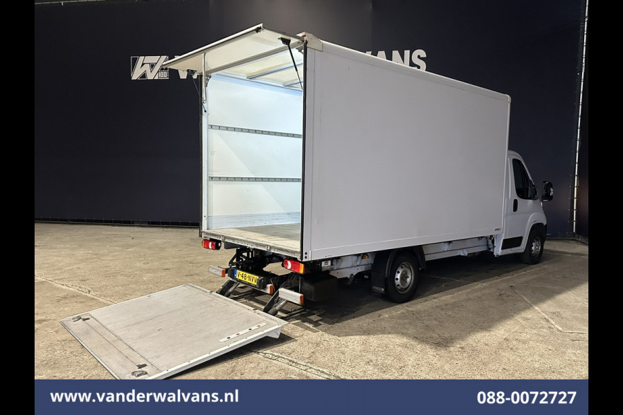 Peugeot Boxer 2.2 BlueHDi 141pk Bakwagen 436cm Lang Laadklep Euro6 Airco | 1055kg laadvermogen | Cruisecontrol Bijrijdersbank.
