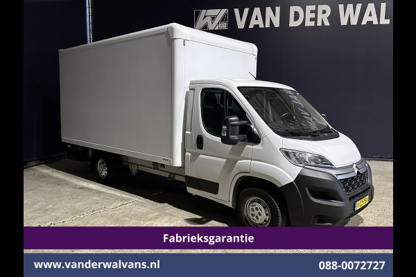 Citroën Jumper 2.2 BlueHDi 141pk Bakwagen 436cm Lang Laadklep Fabrieksgarantie Euro6 Airco | Camera | Navigatie | Cruisecontrol | Apple Carplay Android Auto, 1010kg laadvermogen, Bijrijdersbank