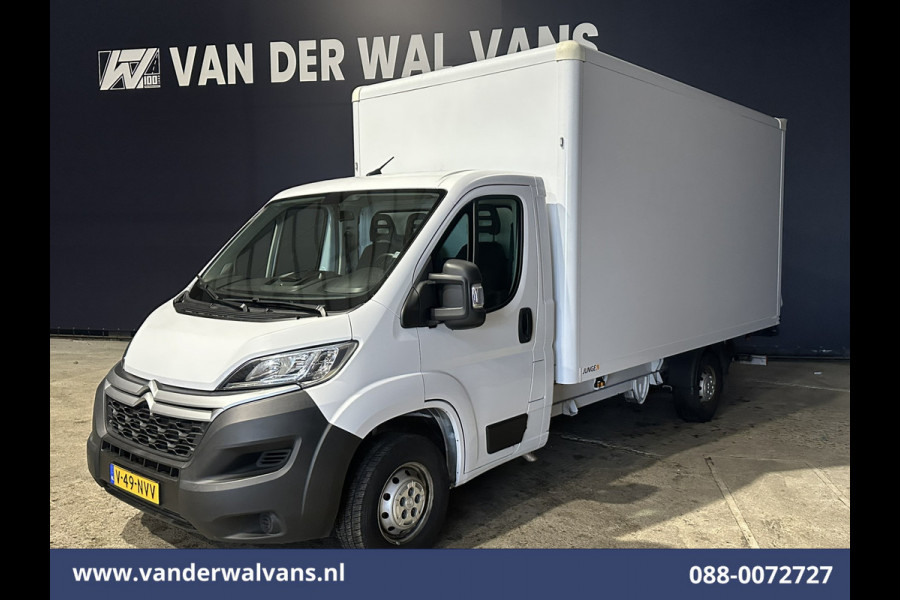 Citroën Jumper 2.2 BlueHDi 141pk Bakwagen 436cm Lang Laadklep Euro6 Airco | 1115kg laadvermogen | Cruisecontrol Bijrijdersbank.