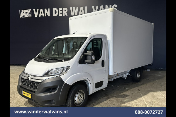 Citroën Jumper 2.2 BlueHDi 141pk Bakwagen 436cm Lang Laadklep Euro6 Airco | 1115kg laadvermogen | Cruisecontrol Bijrijdersbank.