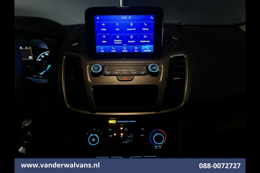 Ford Transit Connect 1.5 EcoBlue 100pk L2H1 Euro6 Airco | Camera | Navigatie | Trekhaak | LM velgen Parkeersensoren, Bumper in de kleur, Verwarmde voorruit, Zijdeur