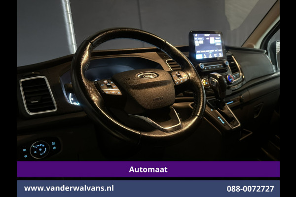 Ford Transit 2.0 TDCI 185pk Automaat L3H2 Euro6 Airco | Xenon | Camera | Navigatie | Apple Carplay | Cruisecontrol | LED Android Auto, Verwarmde voorruit, Stoelverwarming, LM velgen, Elektrisch verstelbare bestuurdersstoel, Parkeersensoren, Bijrijdersbank