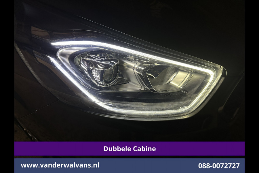 Ford Transit Custom 2.0 TDCI 170pk L2H1 Dubbele Cabine Euro6 Airco | 6-Zits | 2x zijdeur | Apple Carplay | LED | LM Velgen | Cruisecontrol Android Auto, Stoelverwarming, Verwarmde voorruit, Parkeersensoren, Sidebars