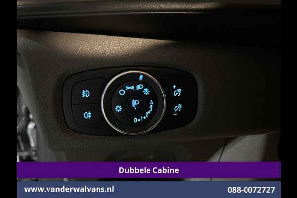 Ford Transit Custom 2.0 TDCI 170pk L2H1 Dubbele Cabine Euro6 Airco | 6-Zits | 2x zijdeur | Apple Carplay | LED | LM Velgen | Cruisecontrol Android Auto, Stoelverwarming, Verwarmde voorruit, Parkeersensoren, Sidebars