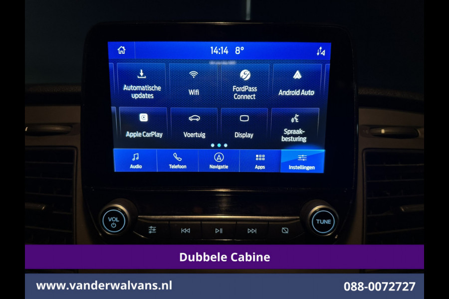Ford Transit Custom 2.0 TDCI 130pk L2H1 Dubbele Cabine Euro6 Airco | 6-Zits | Camera | Navigatie | LED | Apple Carplay Android Auto, Cruisecontrol, Stoelverwarming, Verwarmde voorruit, Parkeersensoren, Achterklep