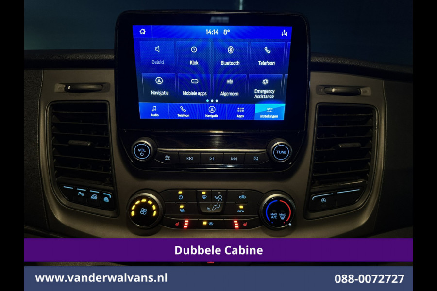Ford Transit Custom 2.0 TDCI 130pk L2H1 Dubbele Cabine Euro6 Airco | 6-Zits | Camera | Navigatie | LED | Apple Carplay Android Auto, Cruisecontrol, Stoelverwarming, Verwarmde voorruit, Parkeersensoren, Achterklep
