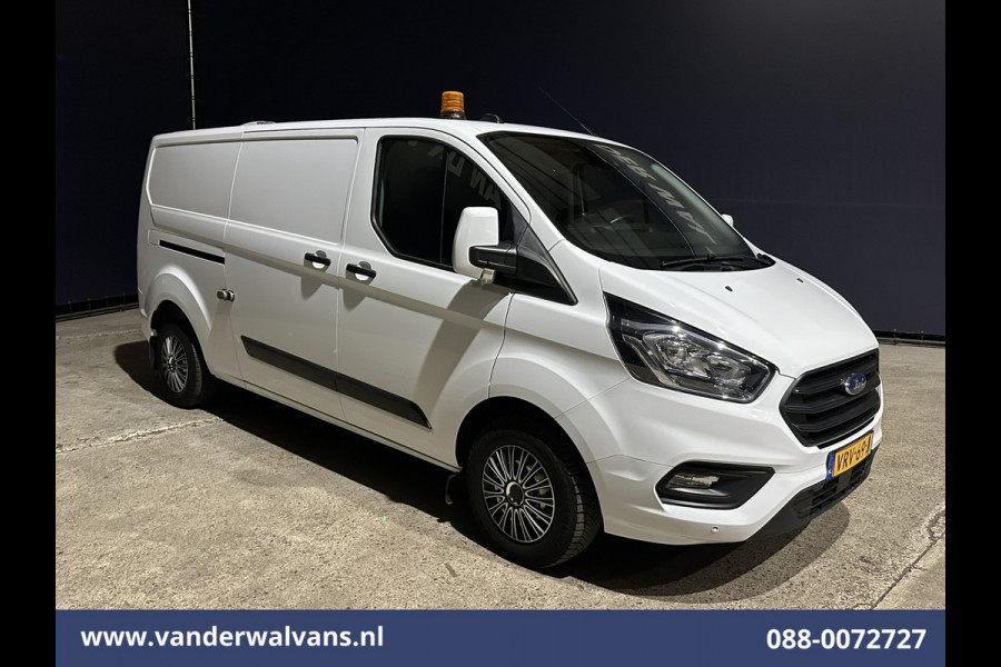 Ford Transit Custom 2.0 TDCI 130pk L2H1 Euro6 Airco | Camera | Apple Carplay | LED | Cruisecontrol | 2800kg Trekhaak Android Auto, Stoelverwarming, Verwarmde voorruit, Parkeersensoren