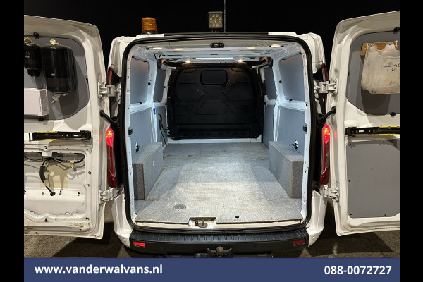 Ford Transit Custom 2.0 TDCI 130pk L2H1 Euro6 Airco | Camera | Apple Carplay | LED | Cruisecontrol | 2800kg Trekhaak Android Auto, Stoelverwarming, Verwarmde voorruit, Parkeersensoren