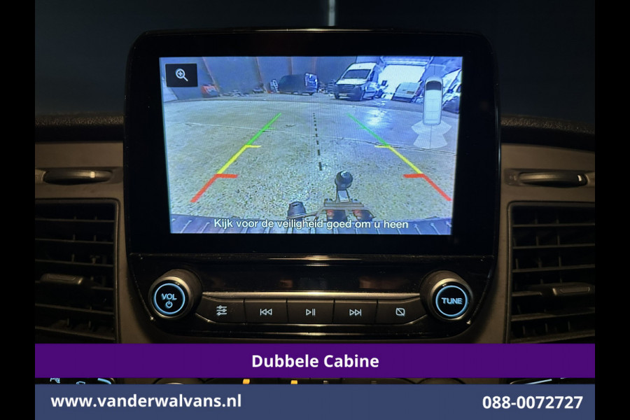 Ford Transit Custom 2.0 TDCI 131pk L2H1 Dubbele Cabine Euro6 Airco | 6-Zits | Camera | LED | 2800kg Trekhaak | Cruisecontrol Verwarmde voorruit, Android Auto, Dakdragers, Parkeersensoren