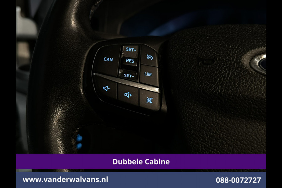 Ford Transit Custom 2.0 TDCI 131pk L2H1 Dubbele Cabine Euro6 Airco | 6-Zits | Camera | LED | 2800kg Trekhaak | Cruisecontrol Verwarmde voorruit, Android Auto, Dakdragers, Parkeersensoren