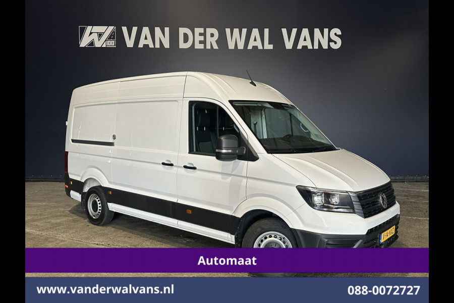 Volkswagen Crafter 2.0 TDI 140pk Automaat L3H3 L2H2 Euro6 Airco | Navigatie | Camera | Apple Carplay | Chauffeursstoel Android Auto, Leder, Parkeersensoren, Bijrijdersbank