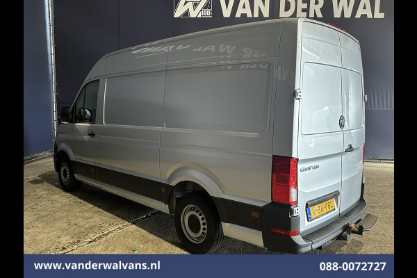 Volkswagen Crafter 2.0 TDI 141pk L3H3 L2H2 Euro6 Airco | 3000kg Trekhaak | Cruisecontrol | Chauffeursstoel Bijrijdersbank