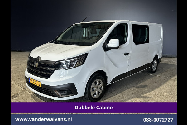 Renault Trafic 2.0 dCi L2H1 Dubbele Cabine Euro6 Airco | 6-Zits | Apple Carplay | Cruisecontrol | Trekhaak Android Auto, Parkeersensoren