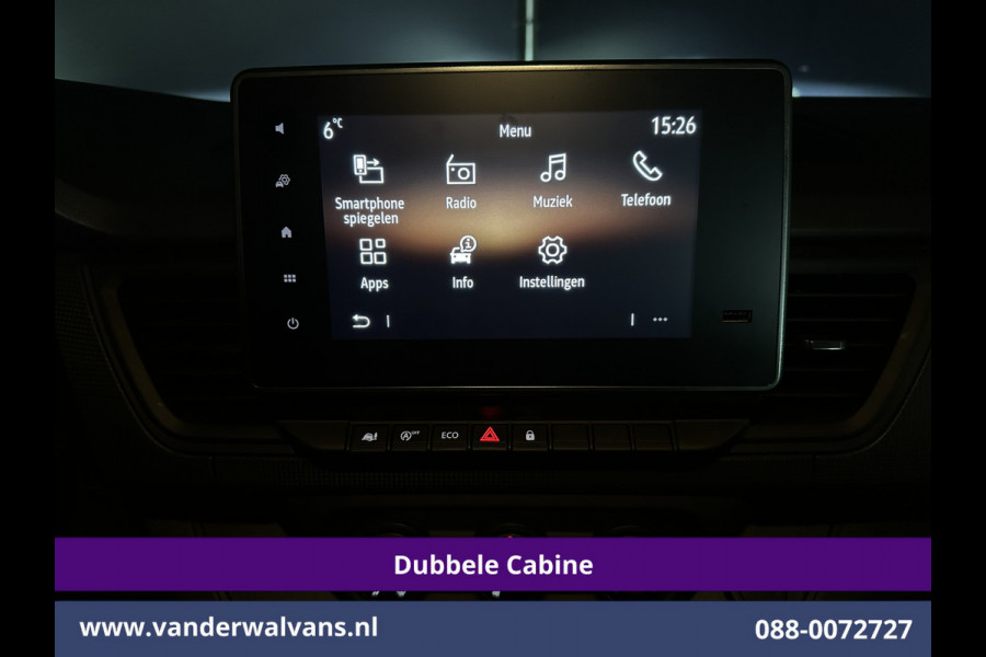 Renault Trafic 2.0 dCi L2H1 Dubbele Cabine Euro6 Airco | 6-Zits | Apple Carplay | Cruisecontrol | Trekhaak Android Auto, Parkeersensoren