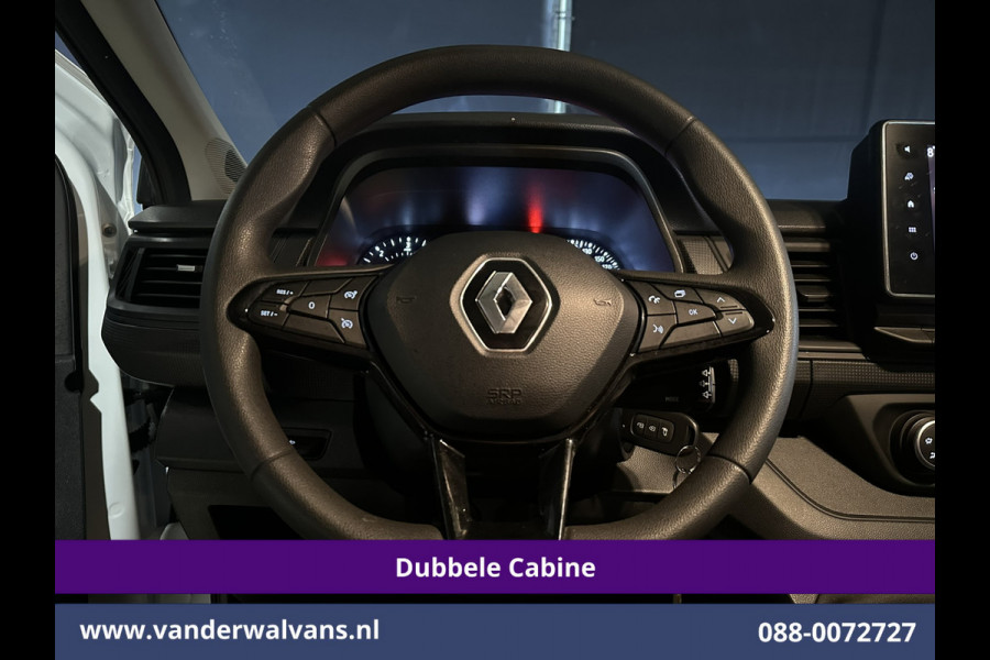 Renault Trafic 2.0 Blue dCi 131pk L2H1 Dubbele Cabine Euro6 Fabrieksgarantie Airco | 6-Zits | Apple Carplay | LED 2500kg Trekhaak, Android Auto, Cruisecontrol, Parkeersensoren, Bijrijdersbank