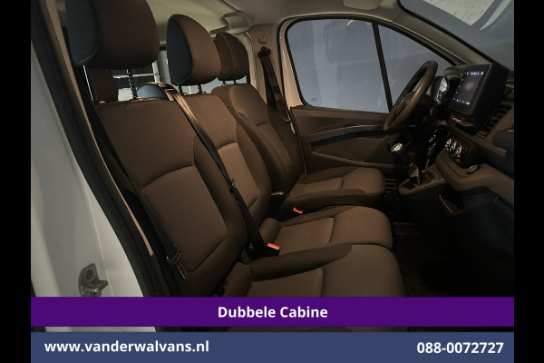 Renault Trafic 2.0 Blue dCi 131pk L2H1 Dubbele Cabine Euro6 Fabrieksgarantie Airco | 6-Zits | Apple Carplay | LED 2500kg Trekhaak, Android Auto, Cruisecontrol, Parkeersensoren, Bijrijdersbank