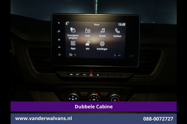 Renault Trafic 2.0 Blue dCi 131pk L2H1 Dubbele Cabine Euro6 Fabrieksgarantie Airco | 6-Zits | Apple Carplay | LED 2500kg Trekhaak, Android Auto, Cruisecontrol, Parkeersensoren, Bijrijdersbank