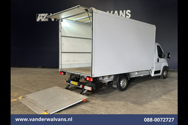 Peugeot Boxer 2.2 BlueHDi 141pk Bakwagen 436cm Lang Laadklep Euro6 Airco | Cruisecontrol | 985kg laadvermogen Bijrijdersbank