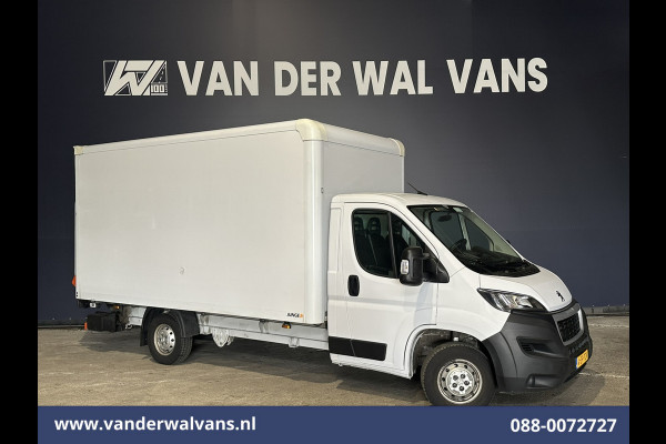 Peugeot Boxer 2.2 BlueHDi 141pk Bakwagen 436cm Lang Laadklep Euro6 Airco | Cruisecontrol | 985kg laadvermogen Bijrijdersbank