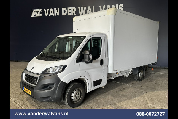 Peugeot Boxer 2.2 BlueHDi 141pk Bakwagen 436cm Lang Laadklep Euro6 Airco | Cruisecontrol | 985kg laadvermogen Bijrijdersbank