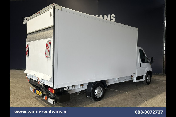 Peugeot Boxer 2.2 BlueHDi 141pk Bakwagen 436cm Lang Laadklep Euro6 Airco | Cruisecontrol | 955kg laadvermogen Bijrijdersbank