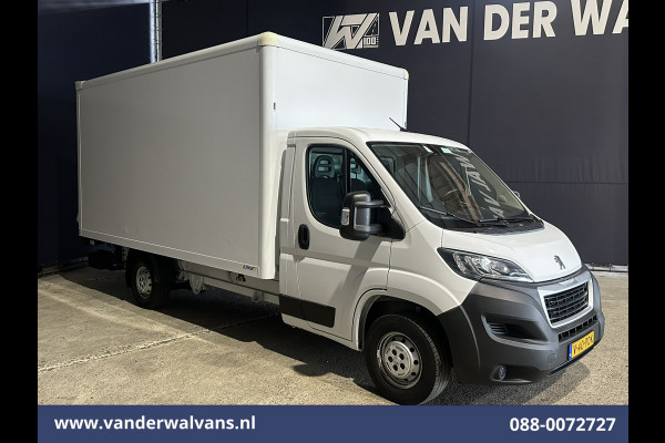 Peugeot Boxer 2.2 BlueHDi 141pk Bakwagen 436cm Lang Laadklep Euro6 Airco | Cruisecontrol | 955kg laadvermogen Bijrijdersbank
