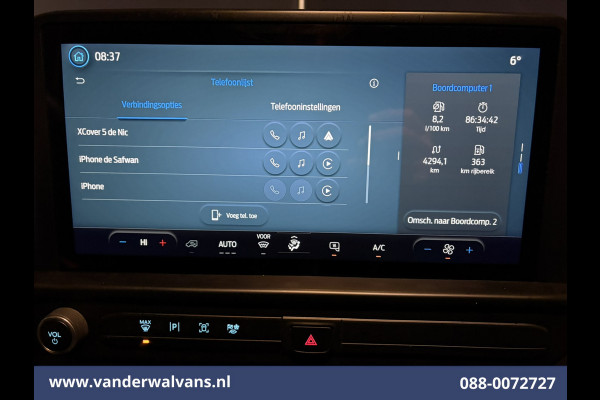 Ford Transit Custom 2.0 TDCI 136pk L2H1 Euro6 Airco | Camera | Apple Carplay | LED | Cruisecontrol | Verwarmde voorruit Android Auto, Parkeersensoren, Bijrijdersbank, 2800kg trekvermogen