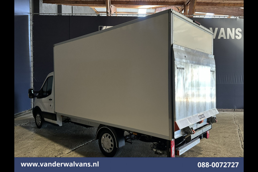 Ford Transit 2.0 TDCI 160pk Bakwagen Laadklep Euro6 Airco | Lat om lat Betimmering | Cruisecontrol Verwarmde voorruit, Bijrijdersbank